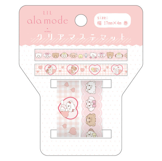 [RED] "Mikko Illustrations" Masking Tape Set