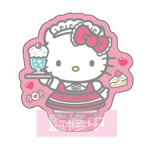 [RED] "Hello Kitty Maid" Die-cut Sticker