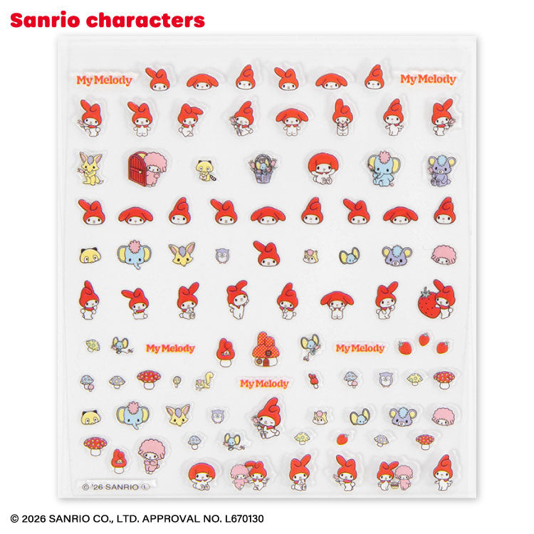 [MY MELODY] "THANKYOUMART x Sanrio Retro" Nail Stickers