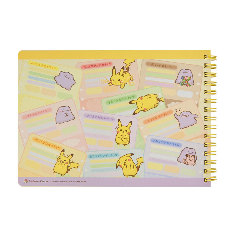 "Pokemon Ten Poke Ten Colors" A5 Ring Notebook