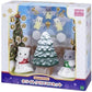 [SNOWY CHRISTMAS TREE & ANGELS] "Sylvanian Families" Set