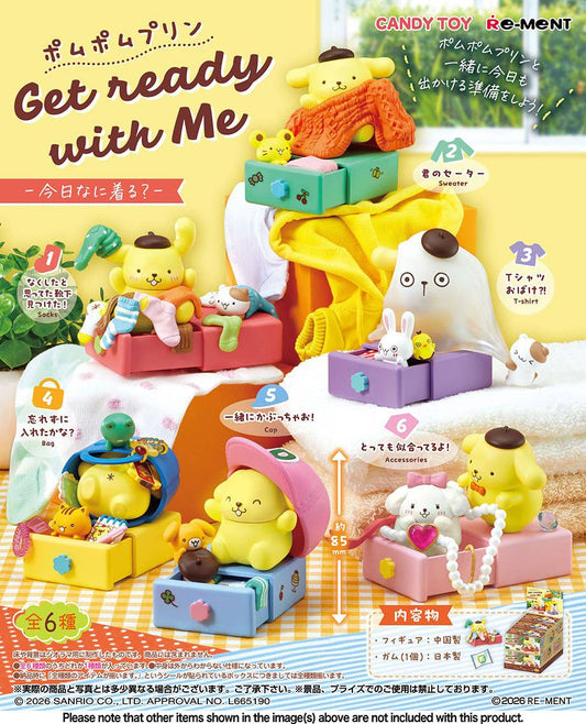 RE-MENT "Pompompurin Get Ready With Me What to Wear Today?" Blind