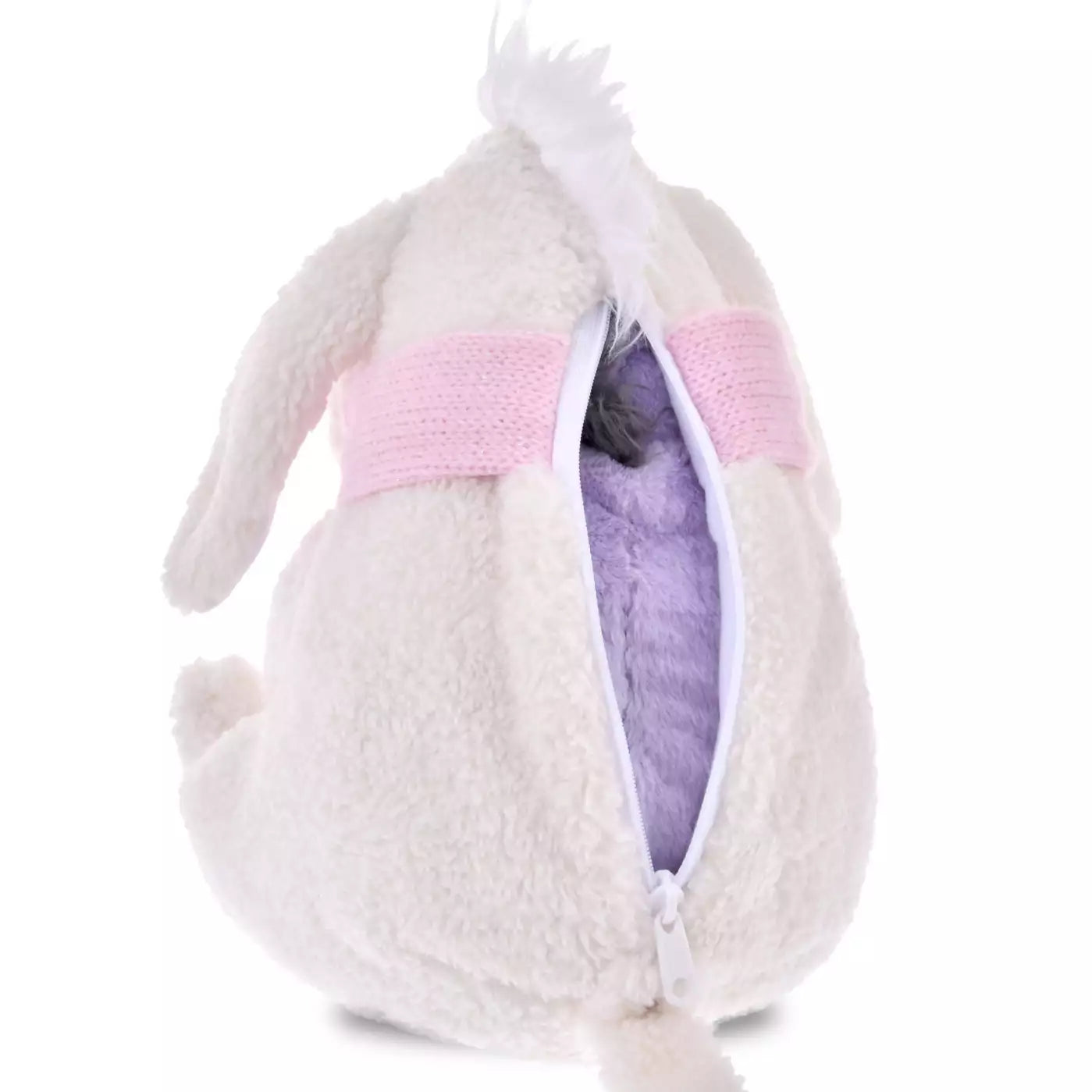 [EEYORE] "WHITE POOH 2WAY" Plush