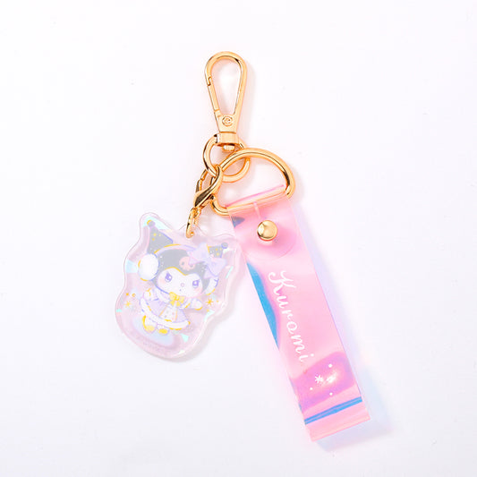 [KUROMI] "Sanrio Snow Fantasy 2" Acrylic Keychain with Strap