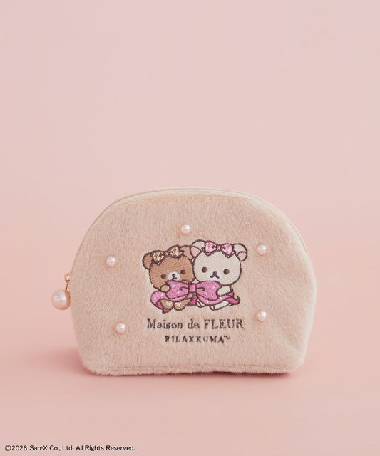 [BIEGE] "Maison de FLEUR x Rilakkuma" Round Pouch