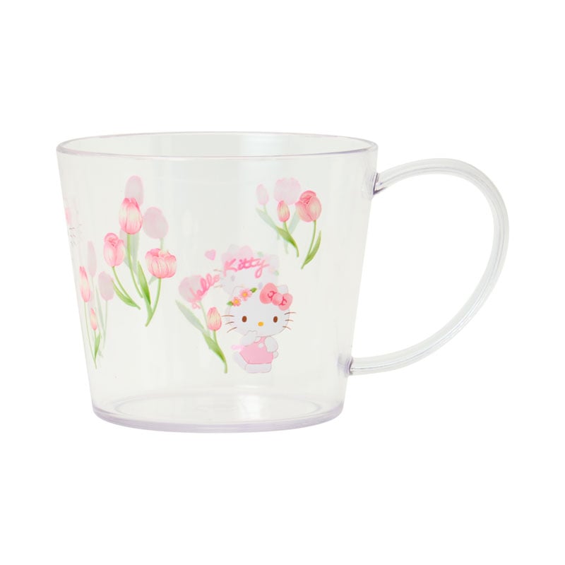 [HELLO KITTY] "Sanrio" Clear Mug