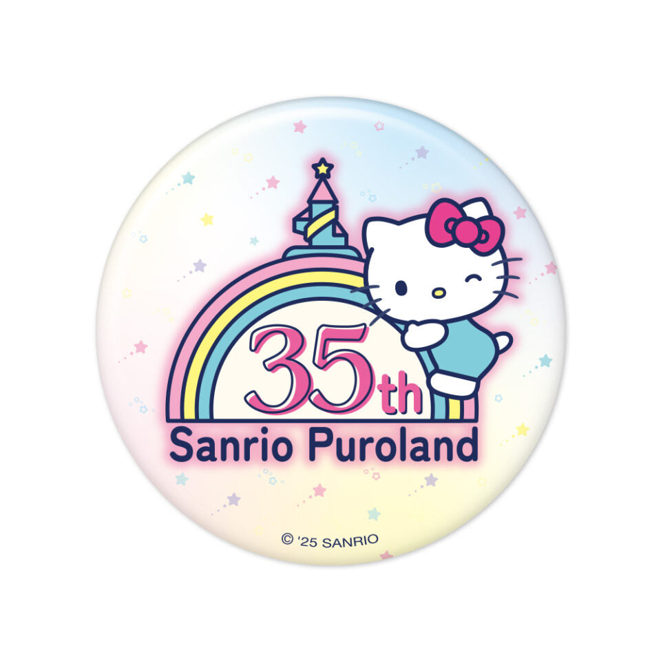 LIMITED "Sanrio Puroland 35th Anniversary" Can Badge