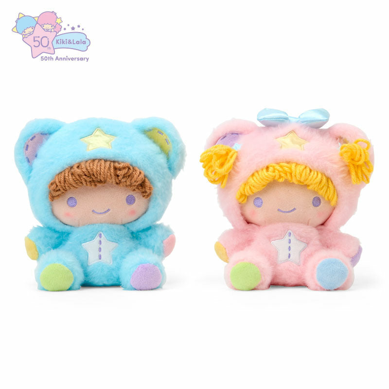 "Little Twin Stars 50th Anniversary Starry Sky Angel" Box Plush Set