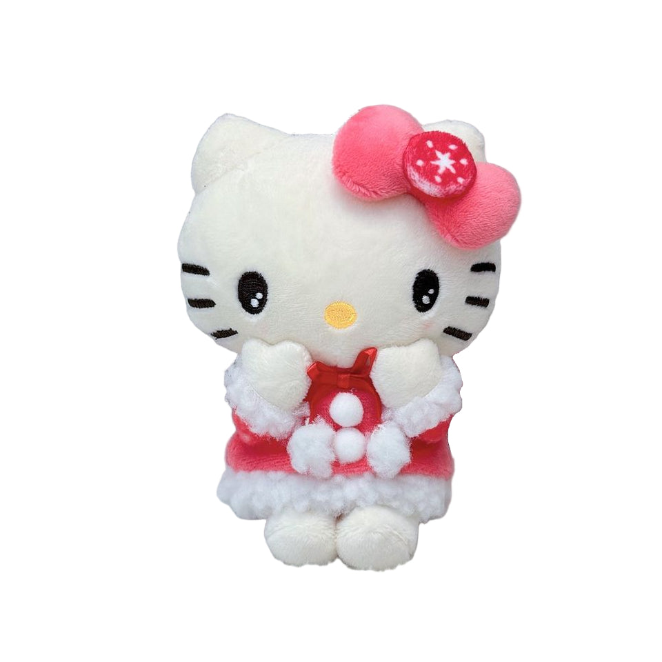 [HELLO KITTY / SANTA] "Sanrio Christmas" Plush Keychain