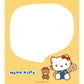 [HELLO KITTY] "Sanrio Oyatsu Snack Party" Memo Pad