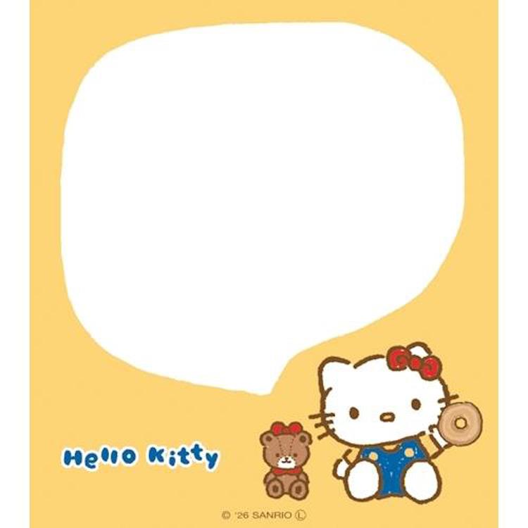 [HELLO KITTY] "Sanrio Oyatsu Snack Party" Memo Pad