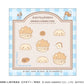 [GOJO / CINNAMOROLL] "BREAD Jujutsu Kaisen 0: The Movie x Sanrio" Sticker