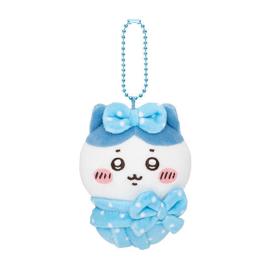 [HACHIWARE] "Chiikawa Kyutto Swaddled" Mini Plush Keychain