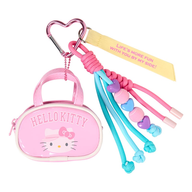 [HELLO KITTY] "SANRIO GIRLS' TENNIS CLUB" Charm with Mini Pouch