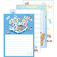 [BLUE] "Rilakkuma Lab" A6 Memo Pad