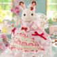 [BIRTHDAY STRAWBERRY CAKE DRESS] "Sylvanian Families" Figure Set