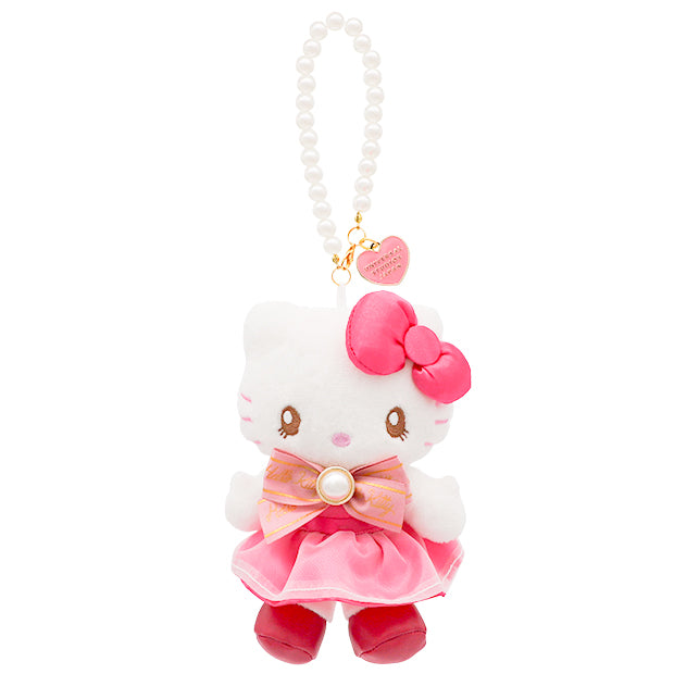 [PEARL BOW] "USJ Hello Kitty" Plush Keychain