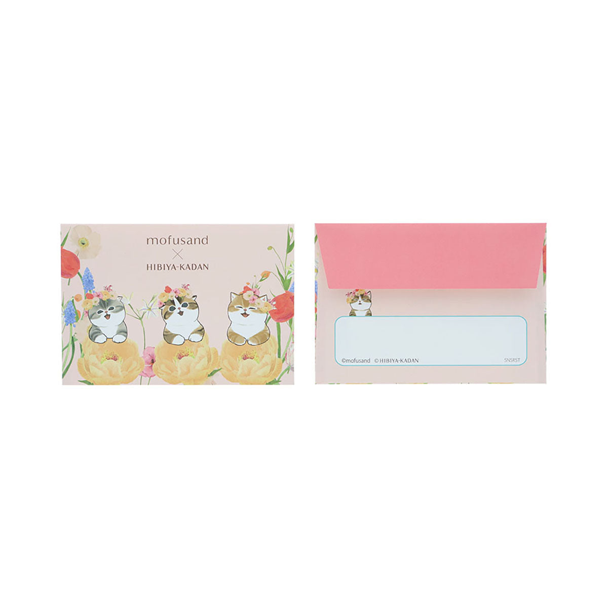 [BLOOM] "Mofusand x HIBIYA-KADAN" Mini Letter Set