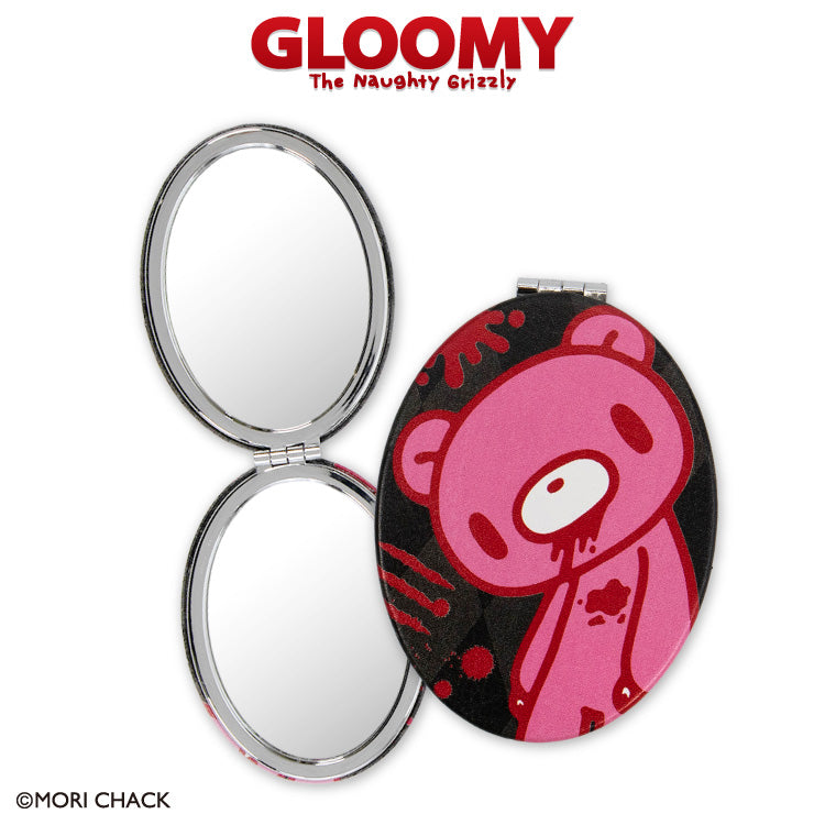 "THANKYOUMART X Gloomy the Naughty Grizzly" Compact Mirror