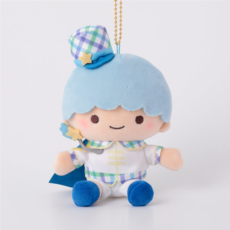 [KIKI (LITTLE TWIN STARS) / IDOL] "Ichigo Shinbun 50th Anniversary x Munyugurumi Patio POPUP STORE" Plush Keychain