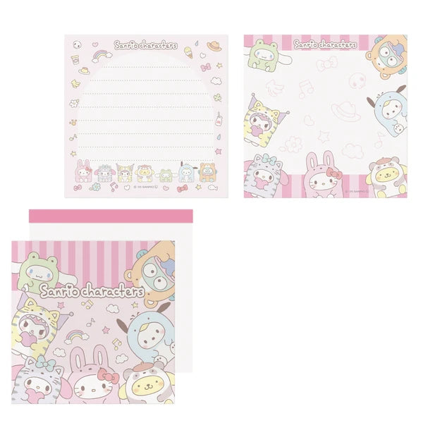 [MIXED] "Sanrio Animal Kigurumi Time" Square Memo