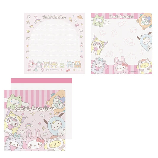 [MIXED] "Sanrio Animal Kigurumi Time" Square Memo