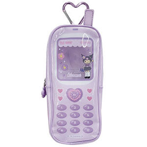 [KUROMI] "Sanrio Style Up" Nostalgic Flip Phone Vinyl Pouch