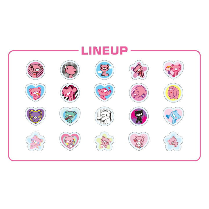 [PINK] "GLOOMY The Naughty Grizzly" Acrylic Sticker Flakes