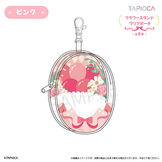 [PINK] "Tapioca Original Flower Stand" Window Pouch