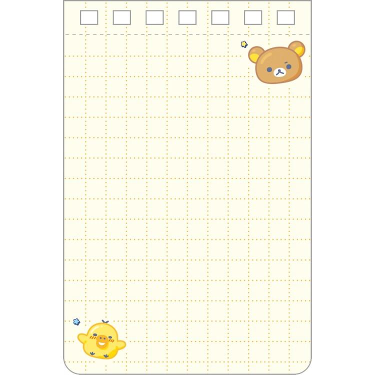 [GRID] "Rilakkuma Lab" Spiral Memo Pad