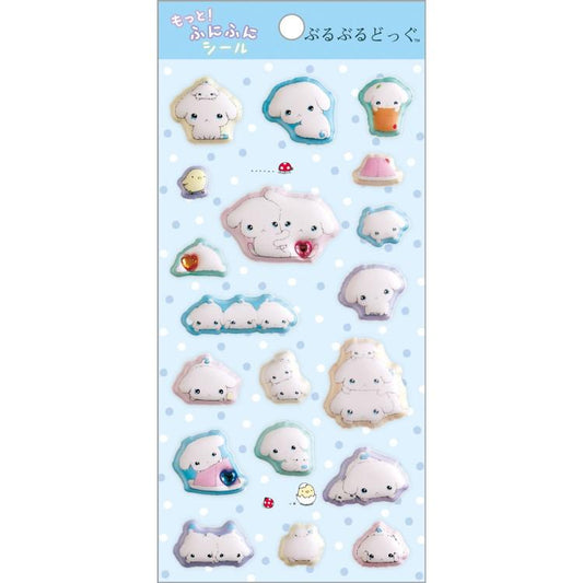[BURBURU DOG] "San-x Universe" Funifuni Sticker Sheet