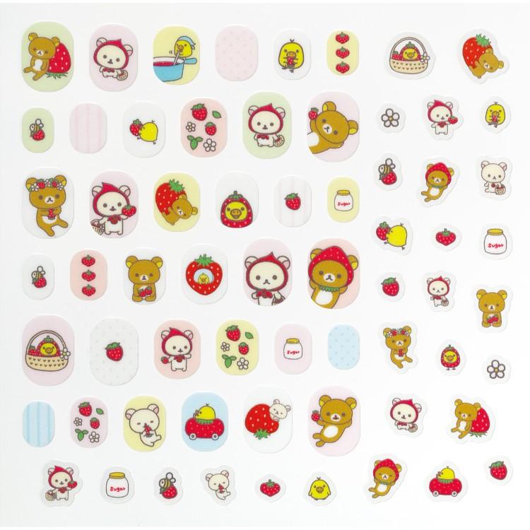 [RILAKKUMA / PINK] "San-x" Nail Stickers