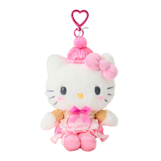 [HELLO KITTY] "Sanrio Dreamy Ice Parlor" Plush Keychain