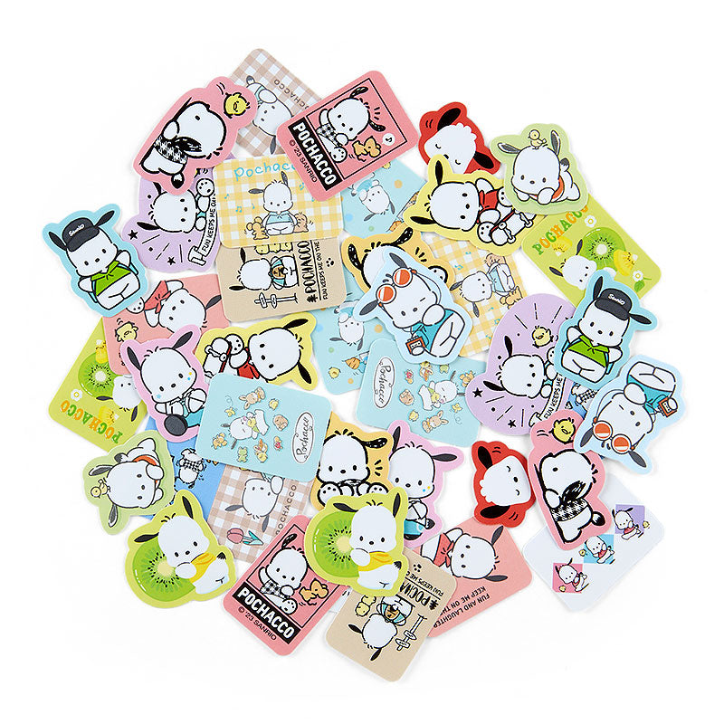[POCHACCO] "Sanrio" Sticker & Case Set
