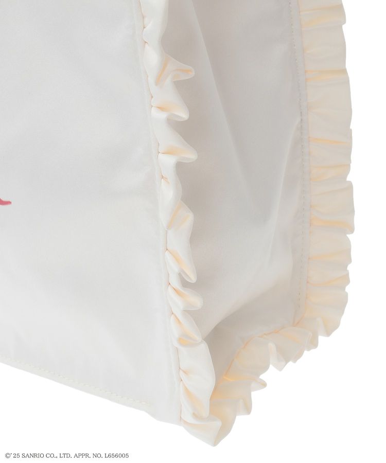 "Sanrio x Maison de FLEUR Ichigo Shinbun" Frill Tote Bag