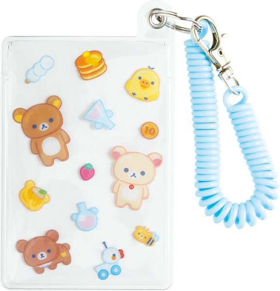 "Rilakkuma Lab" Clear Pass Case