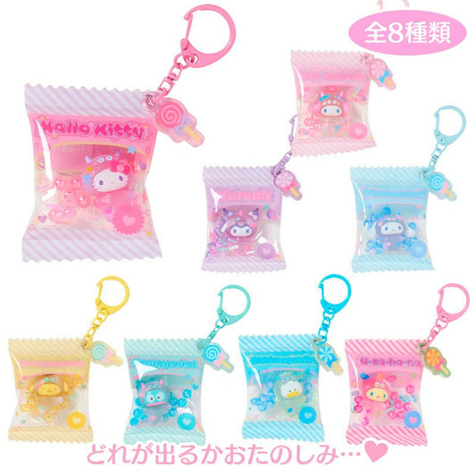 "Sanrio Colorful Pop Monster Keychain" Blind