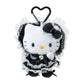 [BLACK] "Hello Kitty Lolita Lovely Frill" Plush Keychain