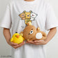 LIMITED "Rilakkuma Yuruyuru Pokapoka" Plush Set