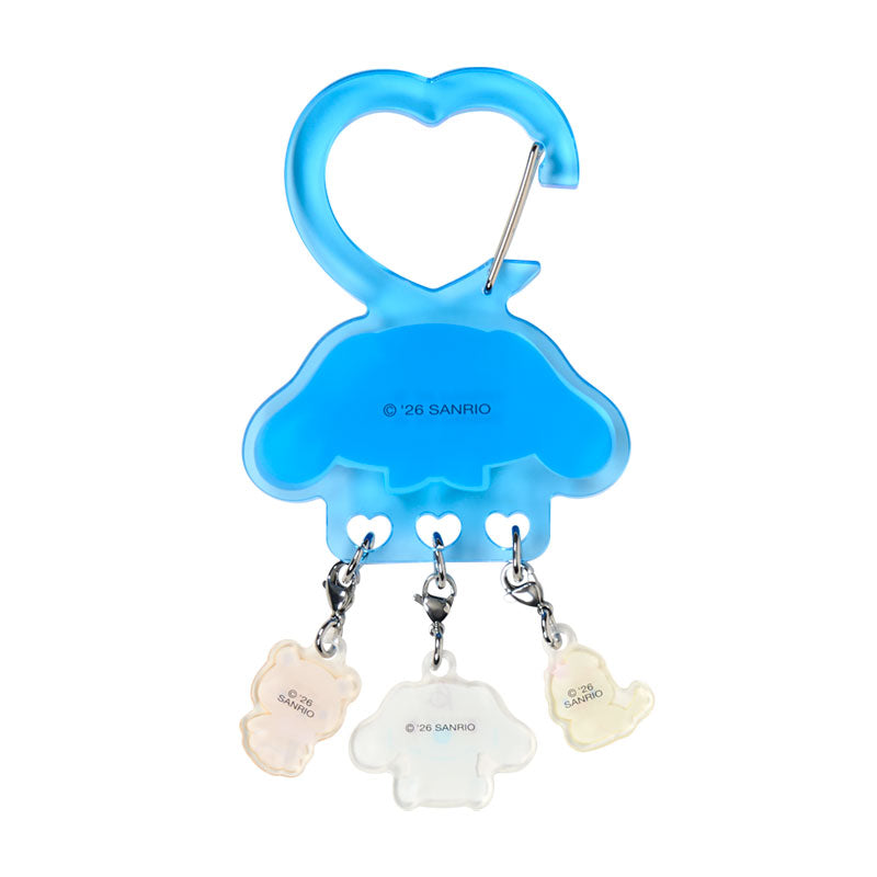 [CINNAMOROLL] "Sanrio Together with My Favorite Friend" Carabiner Keychain