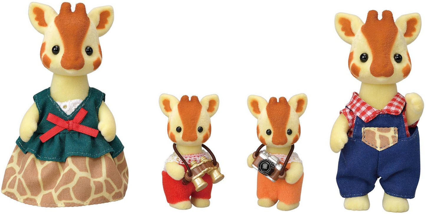 [GIRAFFE FAMILY] Sylvanian Families" Figure Set