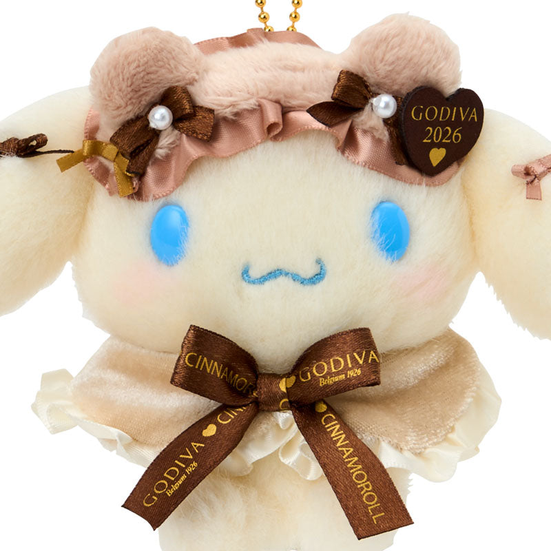 [CINNAMOROLL] "Godiva x Sanrio" Gift Set Plush Keychain