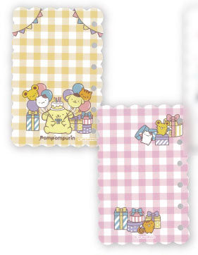 [GINGHAM] "Pompompurin Party" Sticker Binder Refill