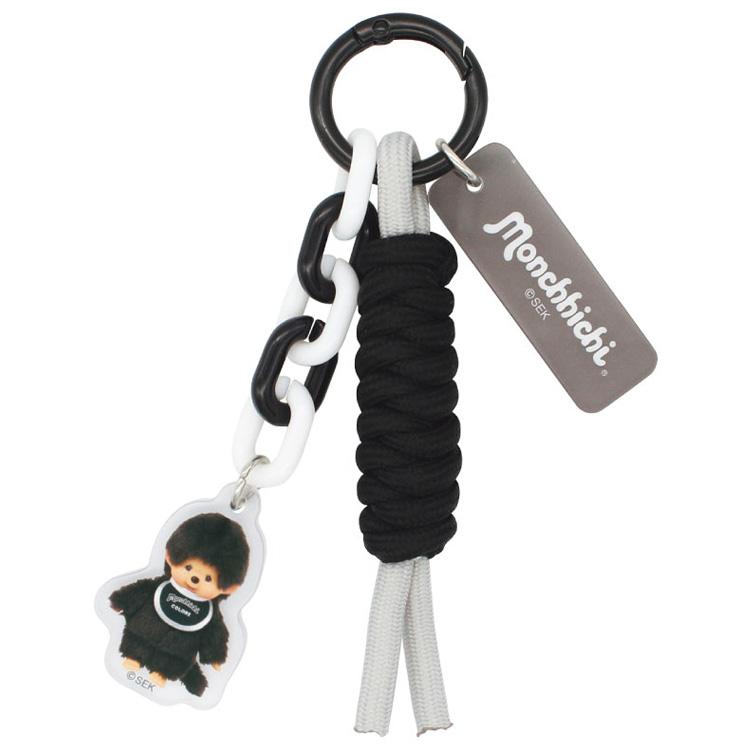 [BLACK] "Monchhichi COLORS" Paracord Keychain