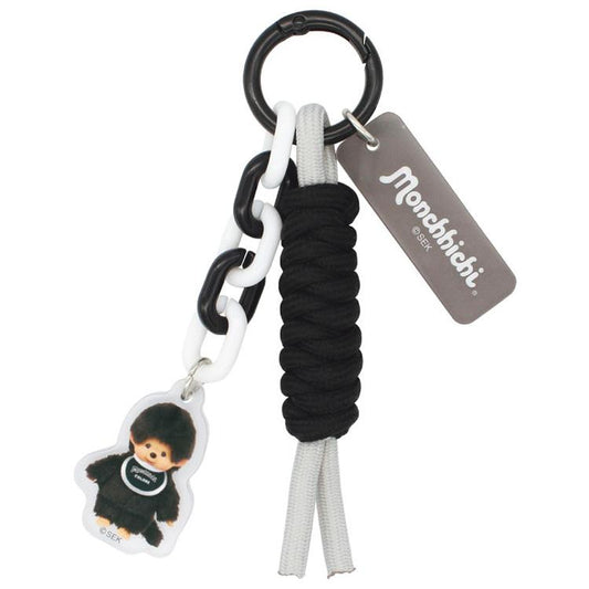 [BLACK] "Monchhichi COLORS" Paracord Keychain
