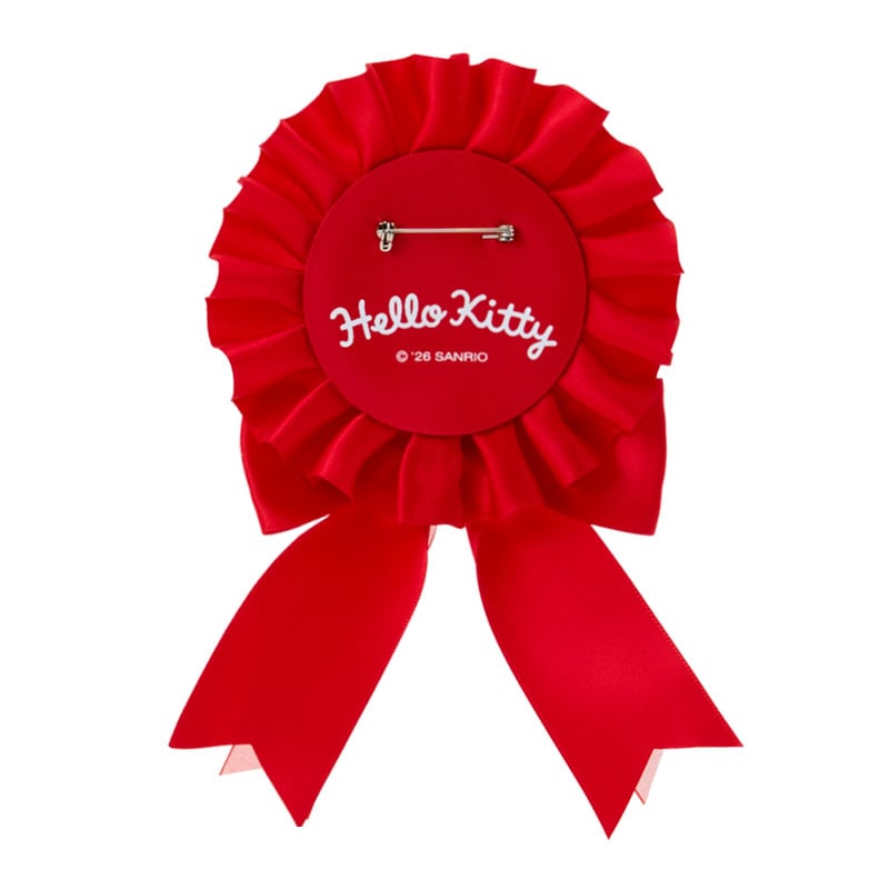 [HELLO KITTY] "Sanrio Colorful Dress" Rosette Brooch