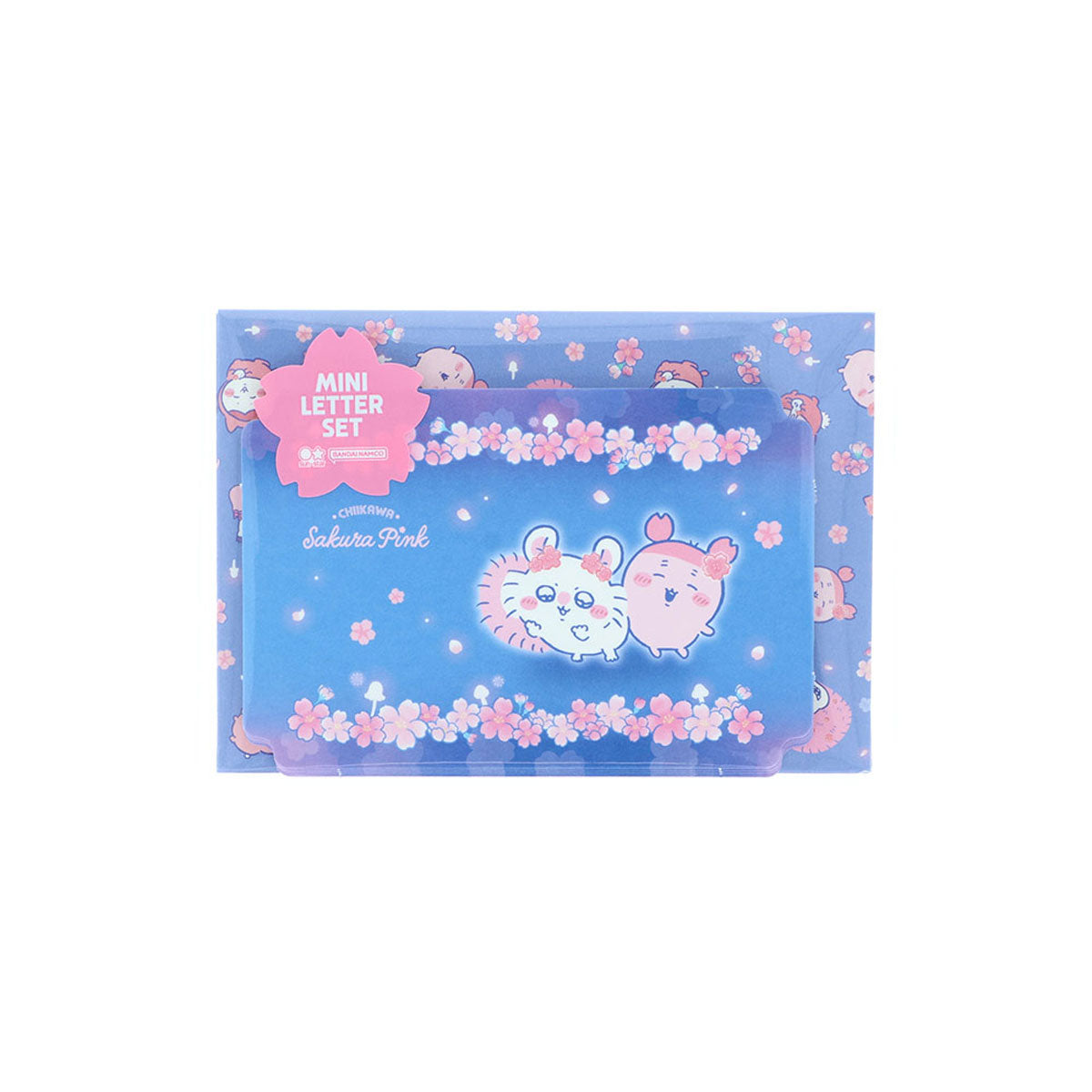 [BLUE] "Chiikawa Sakura Pink" Mini Letter Set