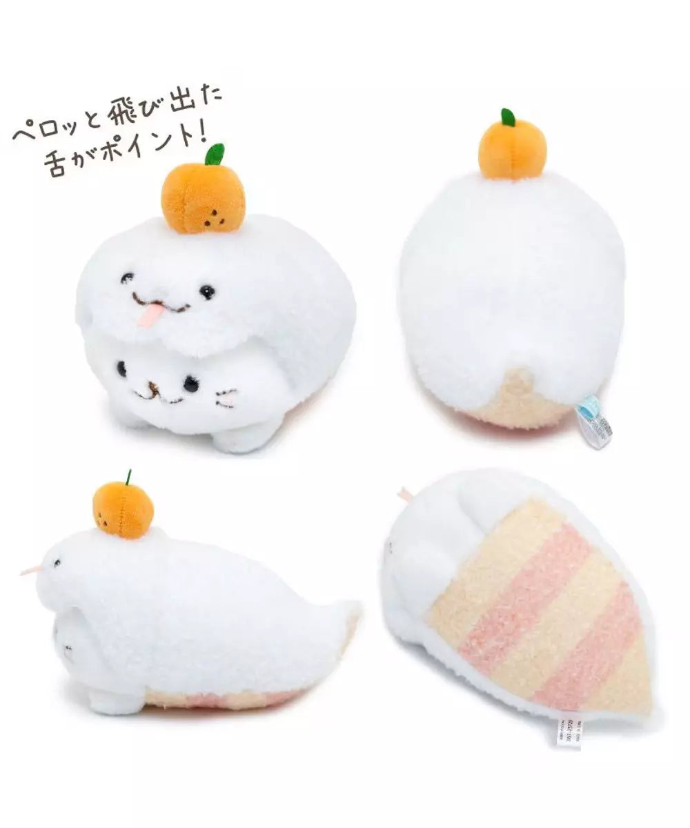 [WHITE] "Sirotan Year of the Snake" Plush Keychain Rosey’s Kawaii Shop