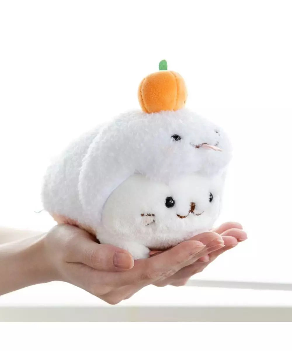 [WHITE] "Sirotan Year of the Snake" Plush Keychain Rosey’s Kawaii Shop