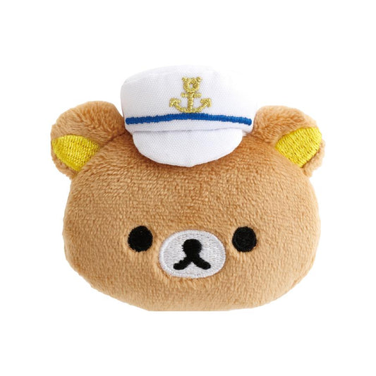 [SAILOR RILAKKUMA / Kobe ] LIMITED "Rilakkuma Store Manager" Plush Badge - Rosey’s Kawaii Shop